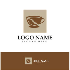 Coffee cup Logo Template