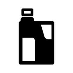 Laundry detergent bottle icon. Bottle of washing liquid. Vector.