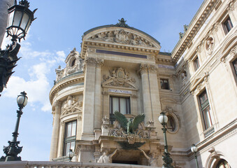 Fototapeta na wymiar Opera or Palace Garnier in Paris, France