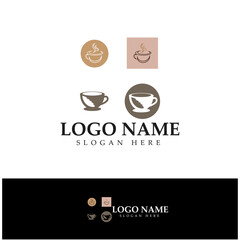 Coffee cup Logo Template