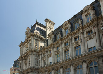 Fototapeta na wymiar Building of the Prefecture of Paris, France