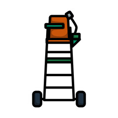 Tennis Referee Chair Tower Icon