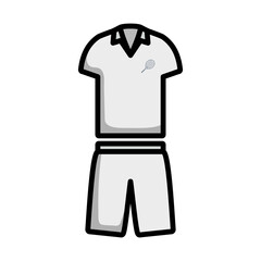 Tennis Man Uniform Icon