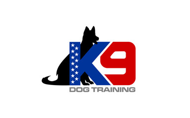 Illustration vector graphic of dog training concept Logo Design template-06