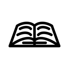 book icon or logo isolated sign symbol vector illustration - high quality black style vector icons
