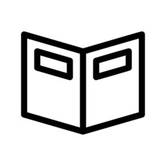 book icon or logo isolated sign symbol vector illustration - high quality black style vector icons
