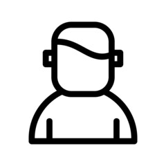 business man icon or logo isolated sign symbol vector illustration - high quality black style vector icons
