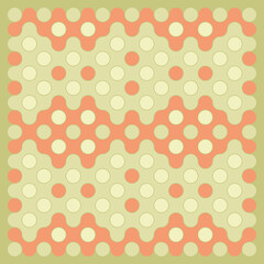 Multicolor truchet tiling connections illustration