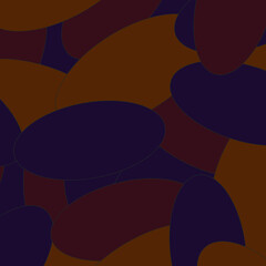 Colored randomly arranged ovals .3d.