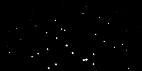 Dark Green vector layout with bright stars.