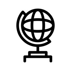 globe icon or logo isolated sign symbol vector illustration - high quality black style vector icons
