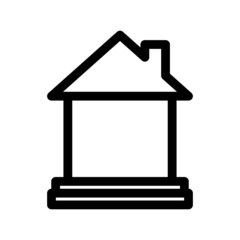 home icon or logo isolated sign symbol vector illustration - high quality black style vector icons
