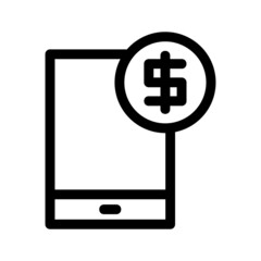 Obraz premium paying icon or logo isolated sign symbol vector illustration - high quality black style vector icons 