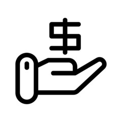 paying icon or logo isolated sign symbol vector illustration - high quality black style vector icons
