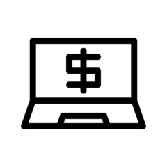 Obraz premium paying icon or logo isolated sign symbol vector illustration - high quality black style vector icons 