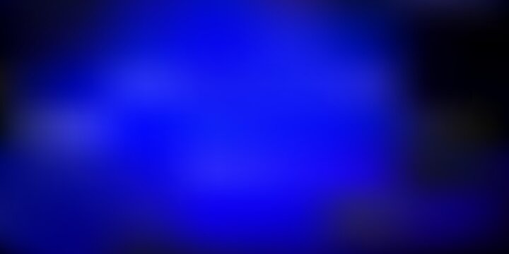 Dark blue vector blurred background.