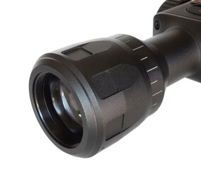 Eyepiece on a night vision riflescope
