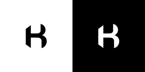 Obraz premium Modern and unique B letter initial logo design