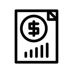 Obraz premium profit icon or logo isolated sign symbol vector illustration - high quality black style vector icons 