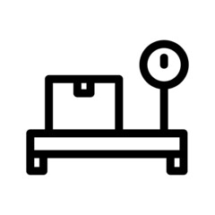 scale icon or logo isolated sign symbol vector illustration - high quality black style vector icons
