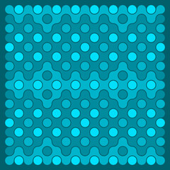 Multicolor truchet tiling connections illustration