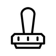 stamp icon or logo isolated sign symbol vector illustration - high quality black style vector icons

