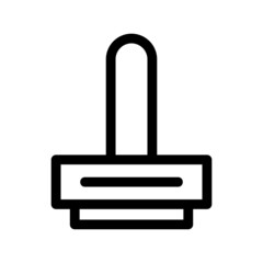 stamp icon or logo isolated sign symbol vector illustration - high quality black style vector icons
