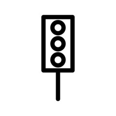 stop light icon or logo isolated sign symbol vector illustration - high quality black style vector icons

