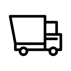 truck icon or logo isolated sign symbol vector illustration - high quality black style vector icons
