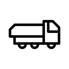 truck icon or logo isolated sign symbol vector illustration - high quality black style vector icons
