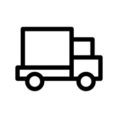 truck icon or logo isolated sign symbol vector illustration - high quality black style vector icons
