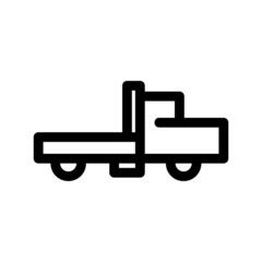truck icon or logo isolated sign symbol vector illustration - high quality black style vector icons
