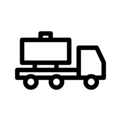 truck icon or logo isolated sign symbol vector illustration - high quality black style vector icons
