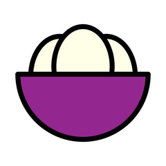 Mangosteen Fruit Icon