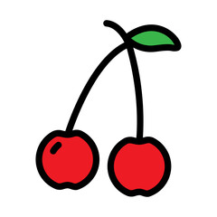 Cherry Fruit Icon