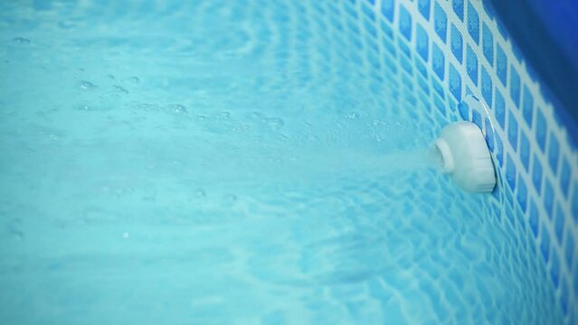 Home outdoor pool filtration