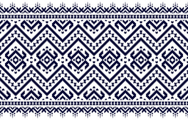 Carpet ethnic tribal pattern art. Ethnic geometric seamless pattern traditional. Design for background, wallpaper, illustration, fabric, clothing, carpet, textile, batik, embroidery.