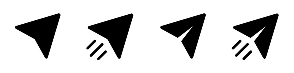 Send Message Icon. Paper Plane Icon, Vector Illustration