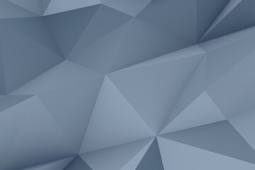 Modern abstract polygonal background. Geometric 3d rendering
