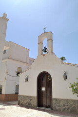 Small Andalusian chapel in the district of Mezquitilla, Velez Malaga, Spain.