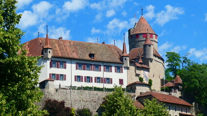 Fototapeta na wymiar Schloss Lucens