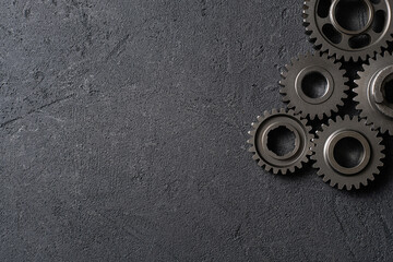 cogwheel gears mechanism. industrial machinery. - 510579099
