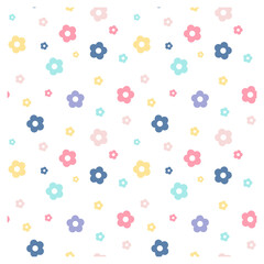 seamless background with flowers