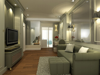 modern living room apartment