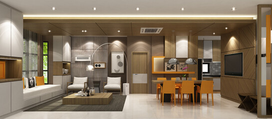 interior of modern home