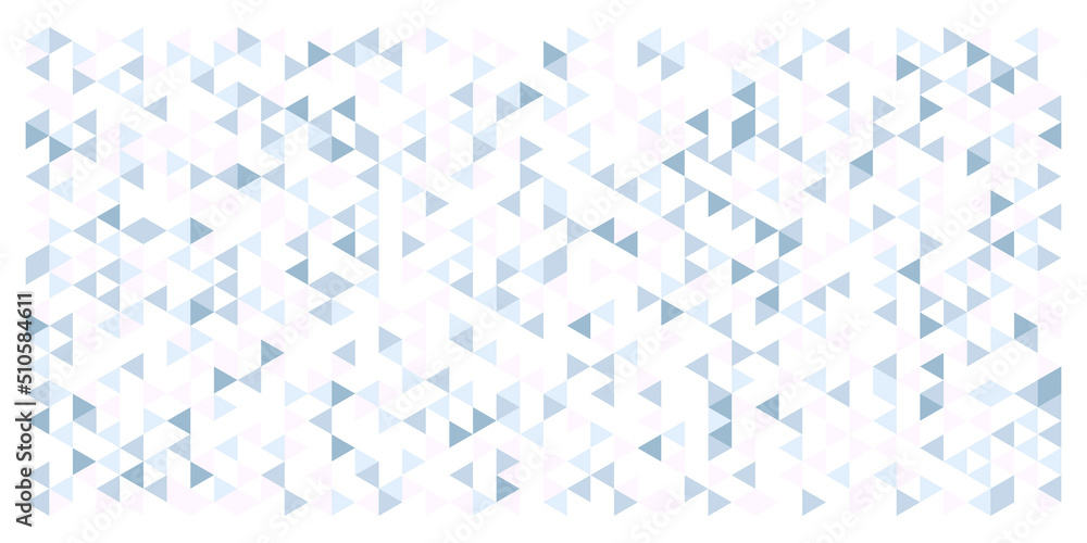 Poster seamless blue abstract pattern. geometric print composed of triangles and polygons. background.