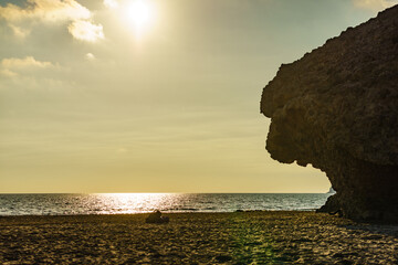 Monsul beach, Park Cabo de Gata in Spain