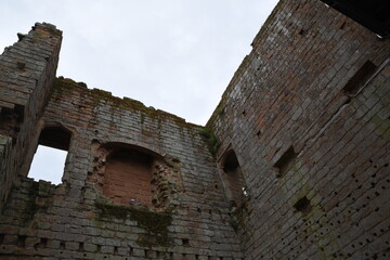 the interior of the remains of Kenilworth castle 