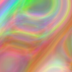 Holographic iridescent gradient rainbow background with neon colors.