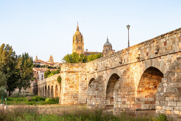 The Roman bridge of Salamanca in Spanish, Puente romano de Salamanca, also known as Puente Mayor...